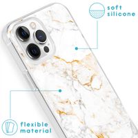 imoshion Design hoesje iPhone 13 Pro - White Marble