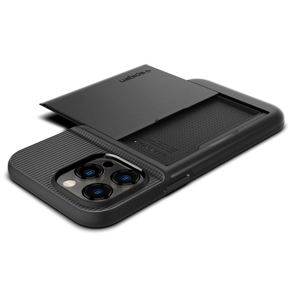 Spigen Slim Armor CS Backcover iPhone 14 Pro Max - Zwart