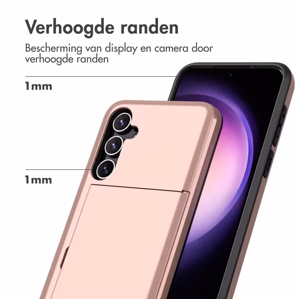 imoshion Backcover met pasjeshouder Samsung Galaxy S23 FE - Rosé Goud