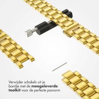 Selencia Slim Steel schakelbandje Apple Watch Series 1 t/m 9 / SE (38/40/41 mm) | Series 10 (42 mm) - Goud