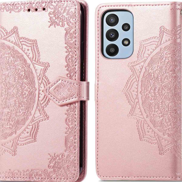 imoshion Mandala Bookcase Samsung Galaxy A23 (5G) - Rosé Goud