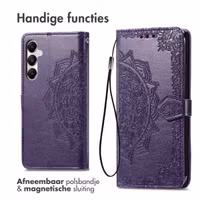 imoshion Mandala Bookcase Samsung Galaxy A55 - Paars