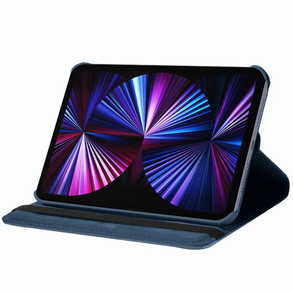 imoshion 360° draaibare Bookcase iPad Pro 11 (2020) / iPad Pro 11 (2022) / Pro 11 (2021) - Blauw