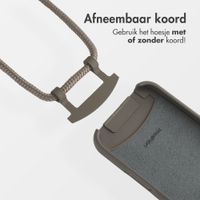 imoshion Color Backcover met afneembaar koord MagSafe Apple iPhone 16 Pro Max - Black Coffee