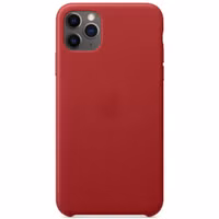 Apple 4 Pack Leather Backcover iPhone 11 Pro Max - Red + Saddle Brown + Midnight Blue + Black
