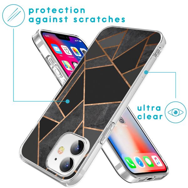 imoshion Design hoesje Apple iPhone 12 Mini - Black Graphic