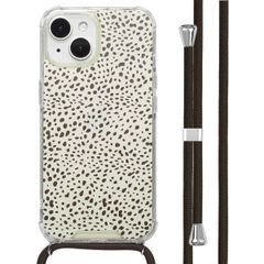 imoshion Design hoesje met koord Apple iPhone 15 - Desert Dots