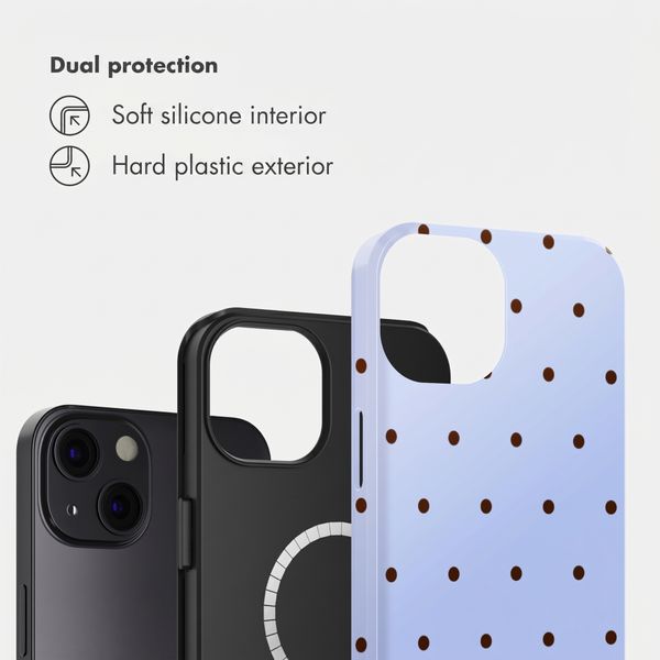 Selencia Vivid Back Cover with MagSafe Apple iPhone 13 - Happy Dots Digital Sky
