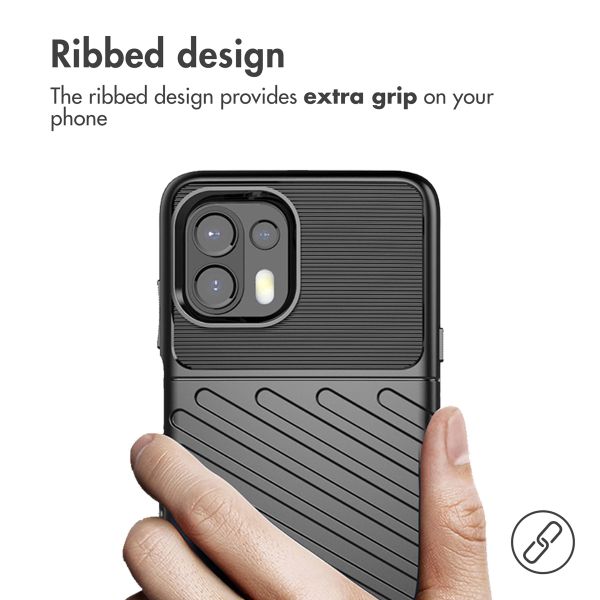 imoshion Thunder Backcover Motorola Edge 20 Lite - Zwart