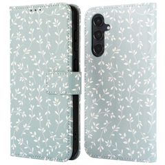 imoshion Design Bookcase Samsung Galaxy A55 - Smoke Green Flowers