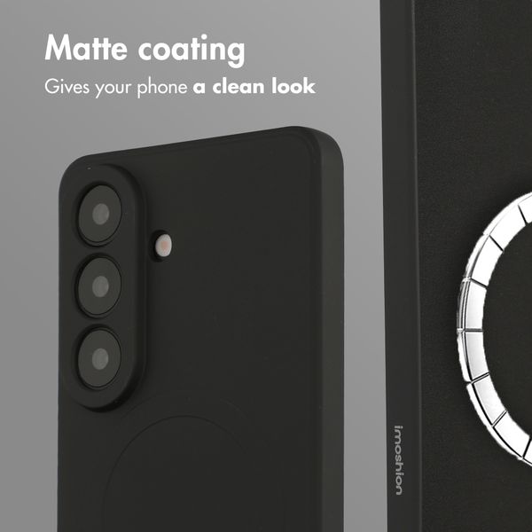 imoshion Colour Back Cover with MagSafe Samsung Galaxy S26 - Black