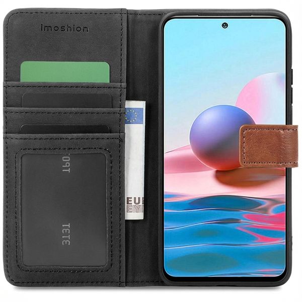 imoshion Luxe Bookcase Xiaomi Redmi Note 10 Pro - Bruin