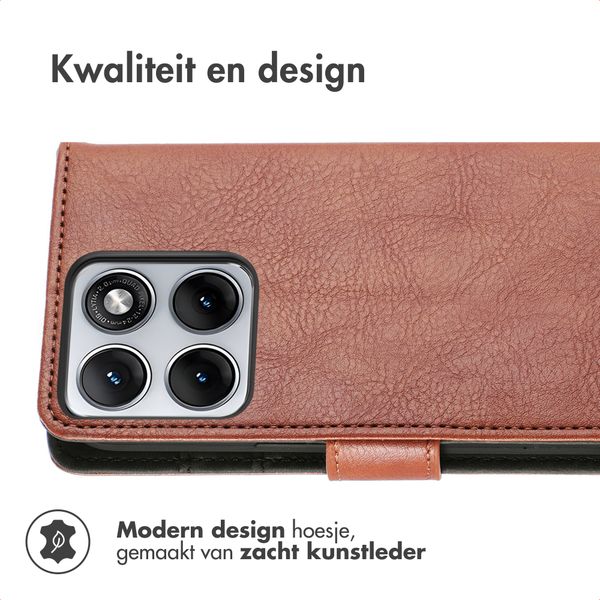 imoshion Luxe Bookcase Motorola Edge 70 Fusion - Bruin