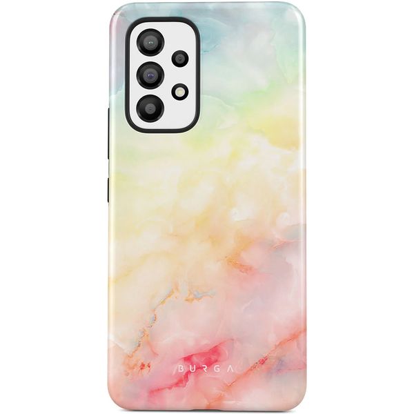 Burga Tough Backcover Samsung Galaxy A53 - New Flame Rainbow