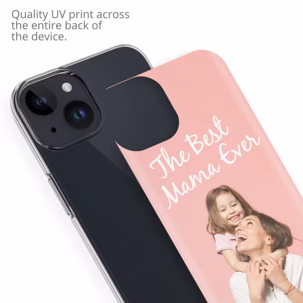 Ontwerp je eigen Clear Case Apple iPhone 15 - Transparant