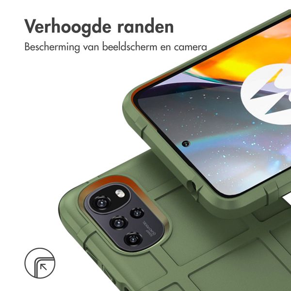 imoshion Rugged Shield Backcover Motorola Moto G22 / E32 / E32s - Donkergroen