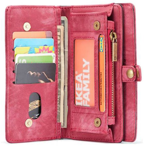 CaseMe Luxe Lederen 2 in 1 Portemonnee Bookcase Samsung Galaxy A71