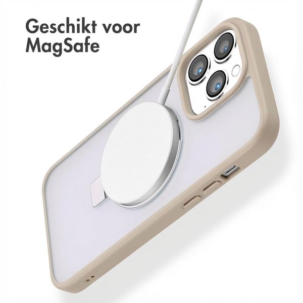 Accezz Ring Stand Backcover met MagSafe Apple iPhone 14 Pro Max - Grijs