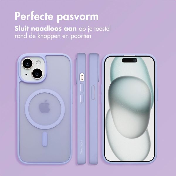 imoshion Color Guard Backcover met MagSafe Apple iPhone 15 - Lila