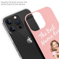 Ontwerp je eigen Apple iPhone 14 Pro Max gel hoesje - Transparant