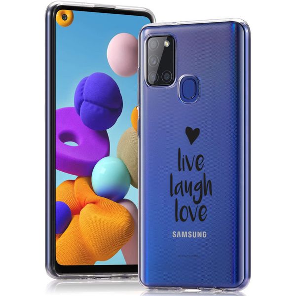 imoshion Design hoesje Samsung Galaxy A21s - Live Laugh Love