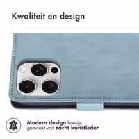 imoshion Luxe Bookcase Apple iPhone 16 Pro Max - Air Blue