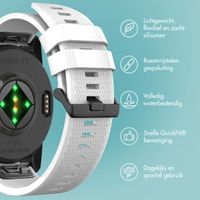 imoshion QuickFit® Siliconen bandje  - Garmin 26 mm aansluiting - Wit