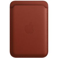 Apple Leather Wallet MagSafe (Apple Wallet 2nd Generation) - with Built-in AirTag Feature - Umber