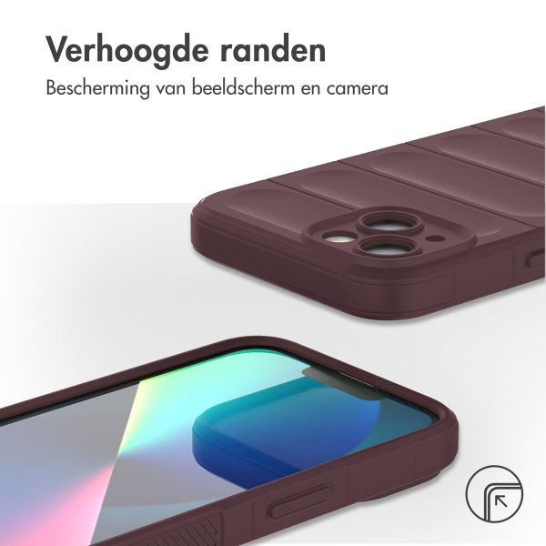 imoshion EasyGrip Backcover iPhone 13 - Aubergine