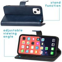 imoshion Luxe Bookcase Apple iPhone 13 Mini - Donkerblauw
