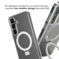 Accezz Ring Stand Backcover met MagSafe Samsung Galaxy S24 Plus - Transparant