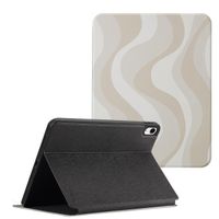 Selencia Vivid Tablet Case Apple iPad 11 (2025) 11 inch A16 / iPad 10 (2022) 10.9 inch - Desert Waves Beige