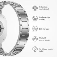 Selencia Chain bandje Samsung Galaxy Watch 9 (40/44mm) / Watch 8 (40/44mm) / Classic (46mm) - Zilver
