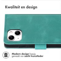imoshion Bookcase met koord Apple iPhone 14 / 13 - Turquoise
