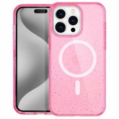 imoshion Sparkle Backcover met MagSafe Apple iPhone 15 Pro Max - Glitter Roze