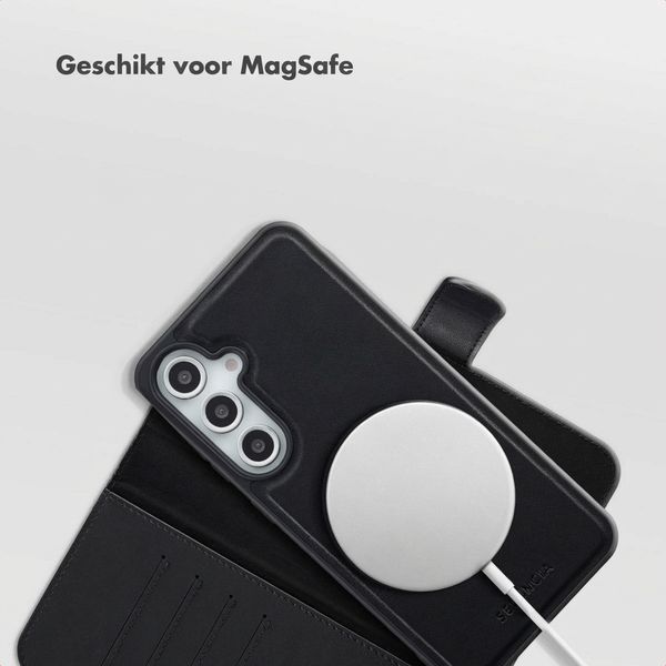 Selencia Olyn Uitneembare Bookcase met MagSafe Samsung Galaxy S24 FE - Zwart