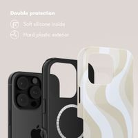 Selencia Vivid Back Cover with MagSafe Apple iPhone 16 Pro - Desert Waves Beige