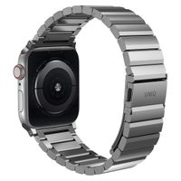 Uniq Strova Steel Link bandje Apple Watch | 44/45/46/49 mm - Sterling