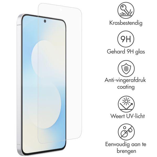 Accezz Gehard Glas Screenprotector Samsung Galaxy S25 FE