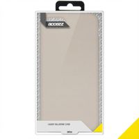 Accezz Liquid Silicone Backcover Apple iPhone SE (2022 / 2020) / 8 / 7 - Stone