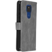 imoshion Luxe Bookcase Motorola Moto E7 Plus / G9 Play - Grijs