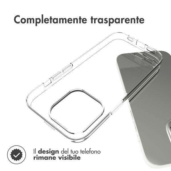 Accezz Clear Backcover Apple iPhone 14 Pro - Transparant