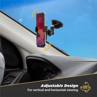 Scosche GravityDrop 3-in-1 Telefoonhouder Auto - Universeel - Dashboard / Voorruit / Ventilatierooster - Zwart