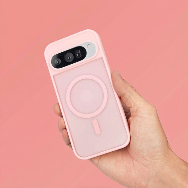 imoshion Color Guard Backcover met MagSafe Google Pixel 9 / 9 Pro / 10 / 10 Pro - Lichtroze