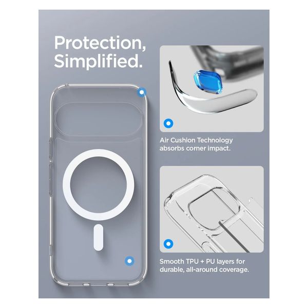 Spigen Ultra Hybrid Backcover MagSafe Google Pixel 11 - Clear / White