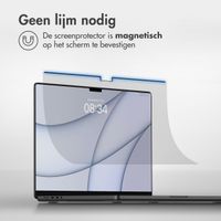 Accezz Magnetische Screenprotector Apple MacBook Air 13 inch (2022 / 2024 M3 / 2025 M4 / 2026 M5)