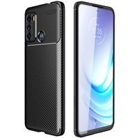 imoshion Carbon Softcase Backcover Motorola Moto G60 - Zwart