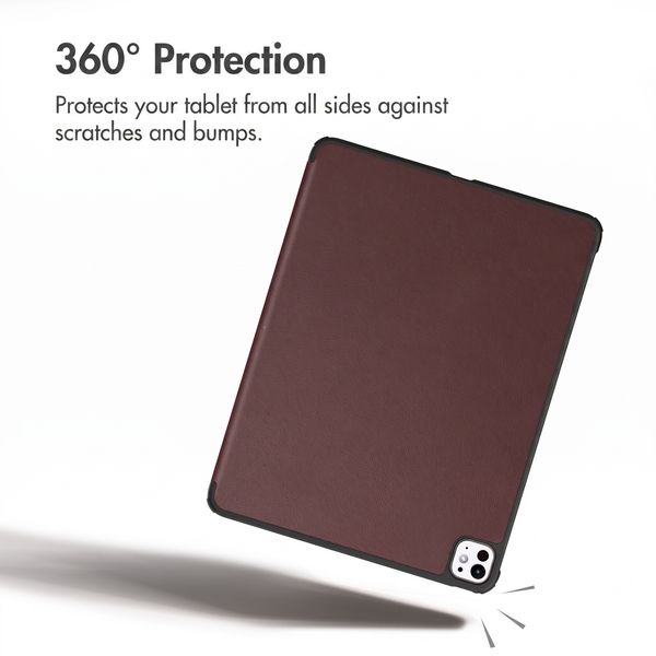 imoshion Trifold Book Case Apple iPad Pro 11 (2025) M5 / (2024) M4 - Bordeaux