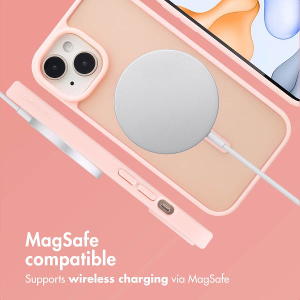 imoshion Colour Guard Back Cover with MagSafe Apple iPhone 15 - Light Pink