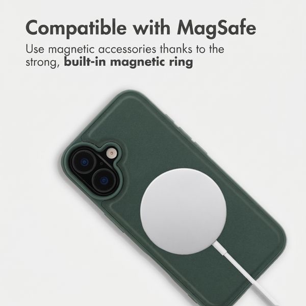 Accezz Edge Back Cover with MagSafe Apple iPhone 16 - Green